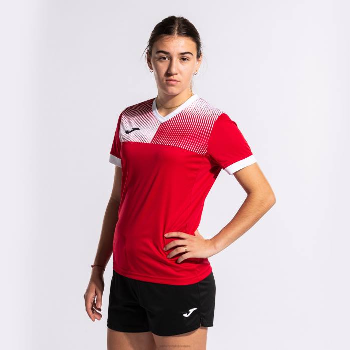 hr Joma majica kratkih rukava eko supernova crveno bijelo 6FVN2158 žene