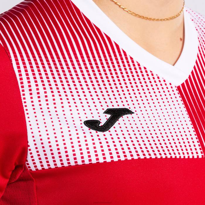 hr Joma majica kratkih rukava eko supernova crveno bijelo 6FVN2158 žene