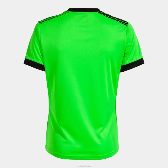 hr Joma majica kratkih rukava eko supernova fluorescentno zelena crna 6FVN1745 žene