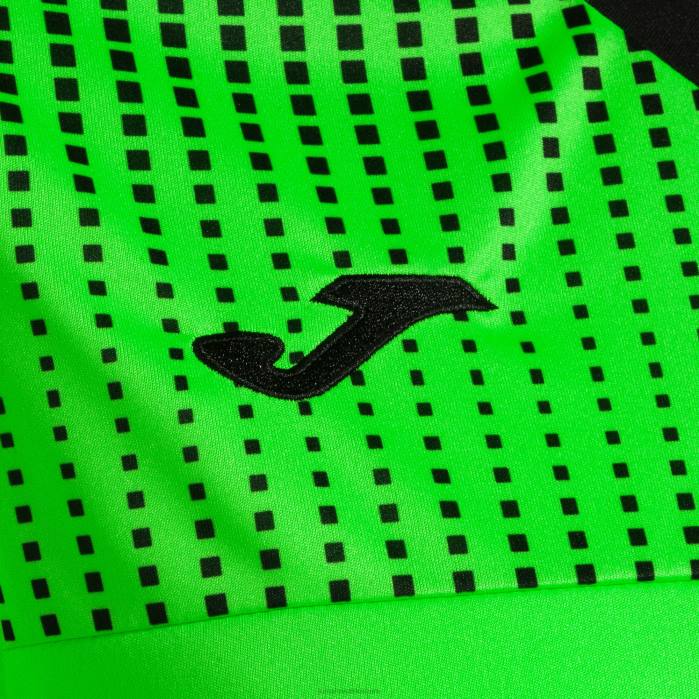 hr Joma majica kratkih rukava eko supernova fluorescentno zelena crna 6FVN1745 žene