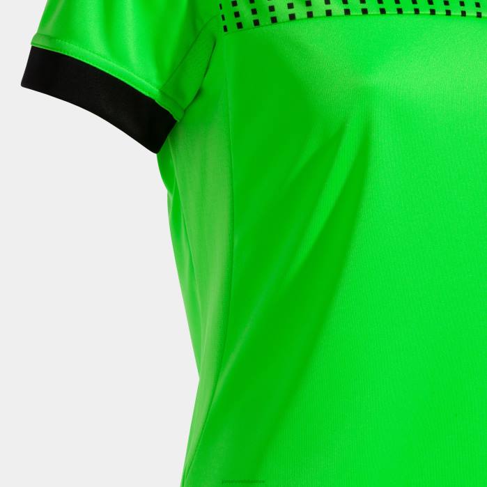 hr Joma majica kratkih rukava eko supernova fluorescentno zelena crna 6FVN1745 žene