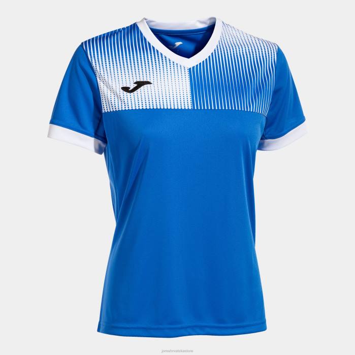 hr Joma majica kratkih rukava eko supernova kraljevsko plava bijela 6FVN1925 žene