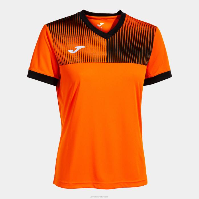 hr Joma majica kratkih rukava eko supernova narančasta crna 6FVN2171 žene