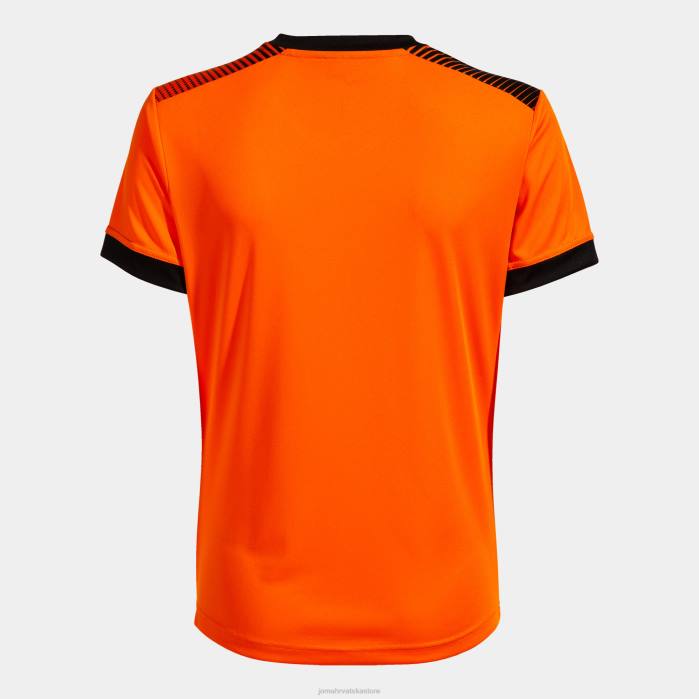 hr Joma majica kratkih rukava eko supernova narančasta crna 6FVN2171 žene