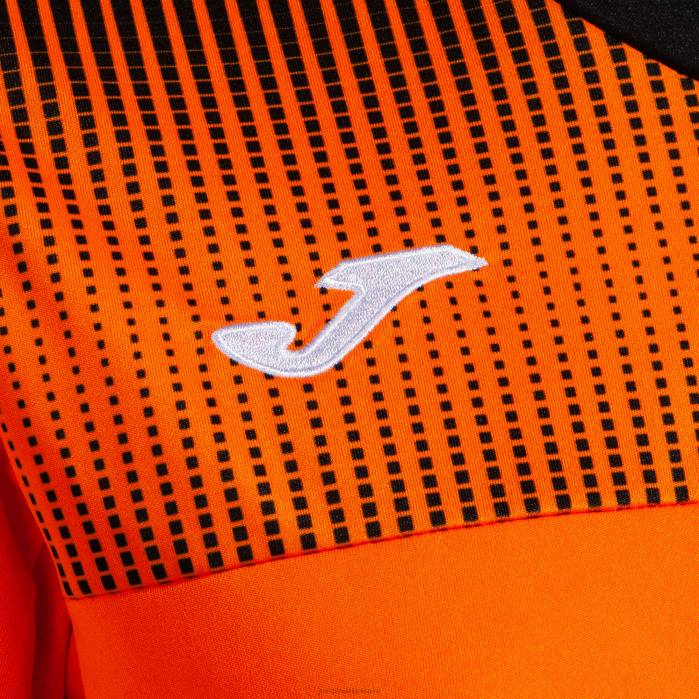 hr Joma majica kratkih rukava eko supernova narančasta crna 6FVN2171 žene