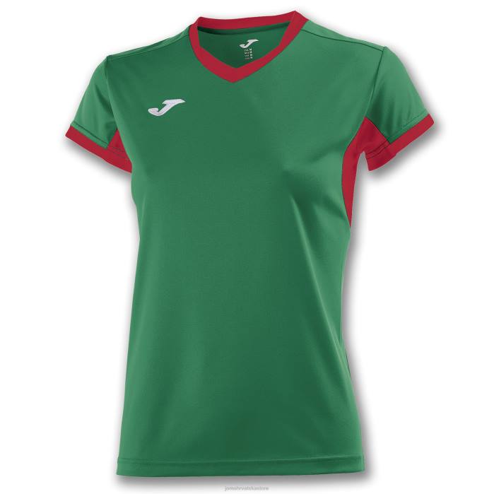 hr Joma majica kratkih rukava prvenstvo iv zeleno crveno 6FVN3589 žene
