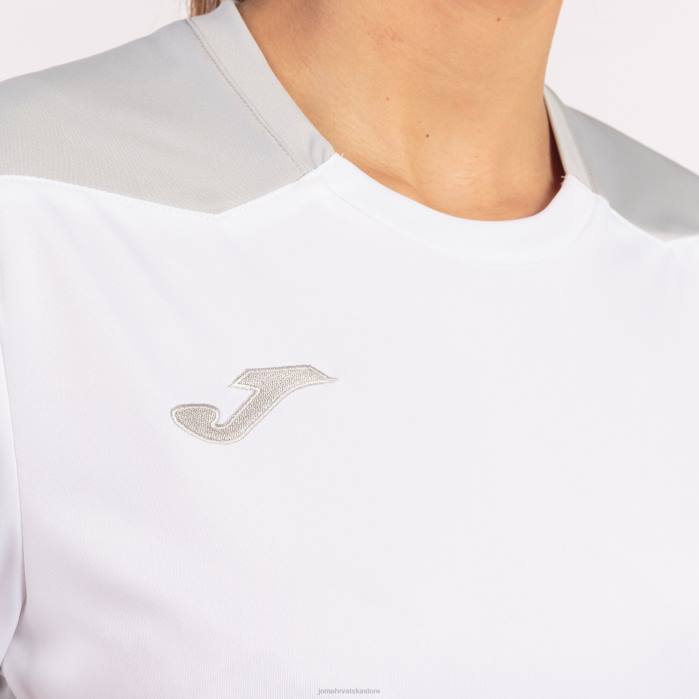 hr Joma majica kratkih rukava prvenstvo vi bijela siva 6FVN2661 žene