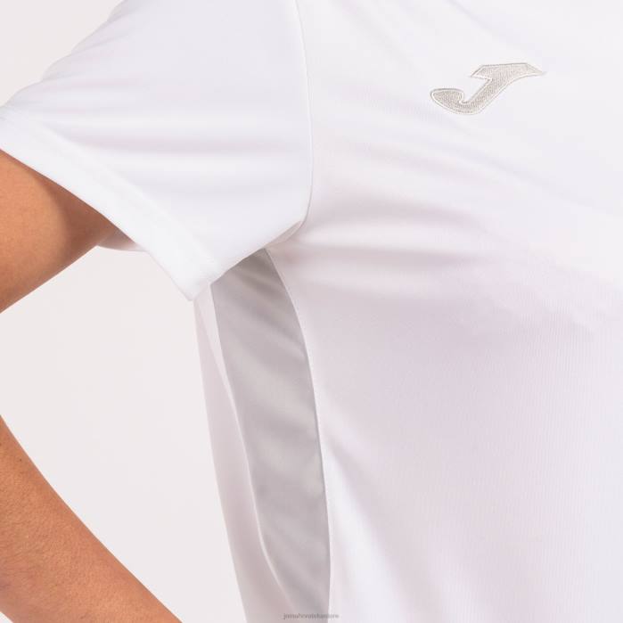 hr Joma majica kratkih rukava prvenstvo vi bijela siva 6FVN2661 žene