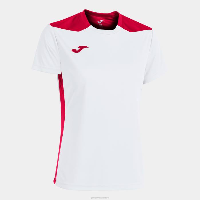 hr Joma majica kratkih rukava prvenstvo vi bijelo crveno 6FVN2660 žene