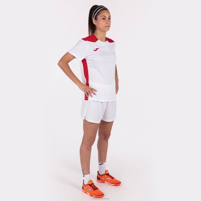 hr Joma majica kratkih rukava prvenstvo vi bijelo crveno 6FVN2660 žene