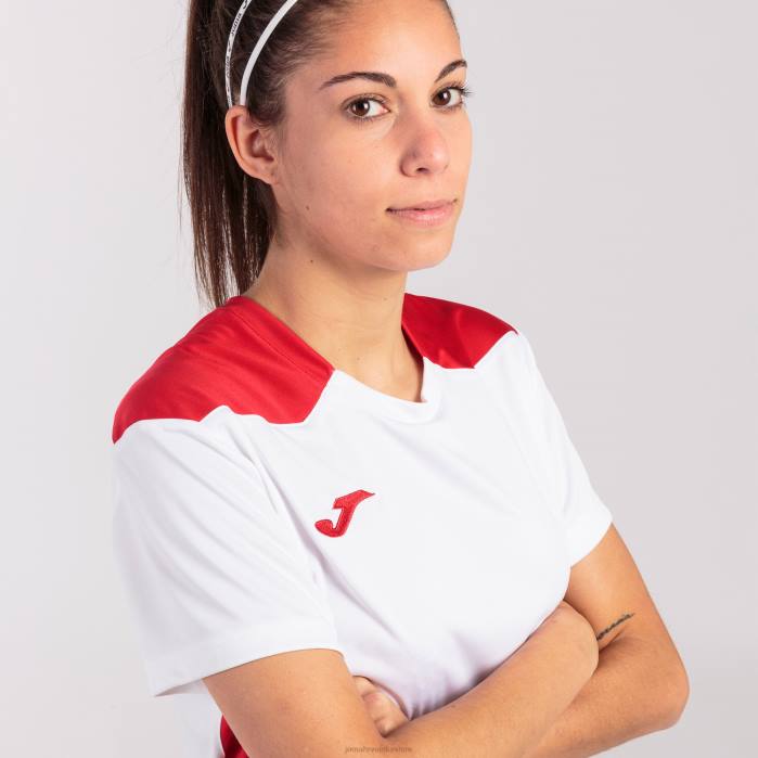 hr Joma majica kratkih rukava prvenstvo vi bijelo crveno 6FVN2660 žene