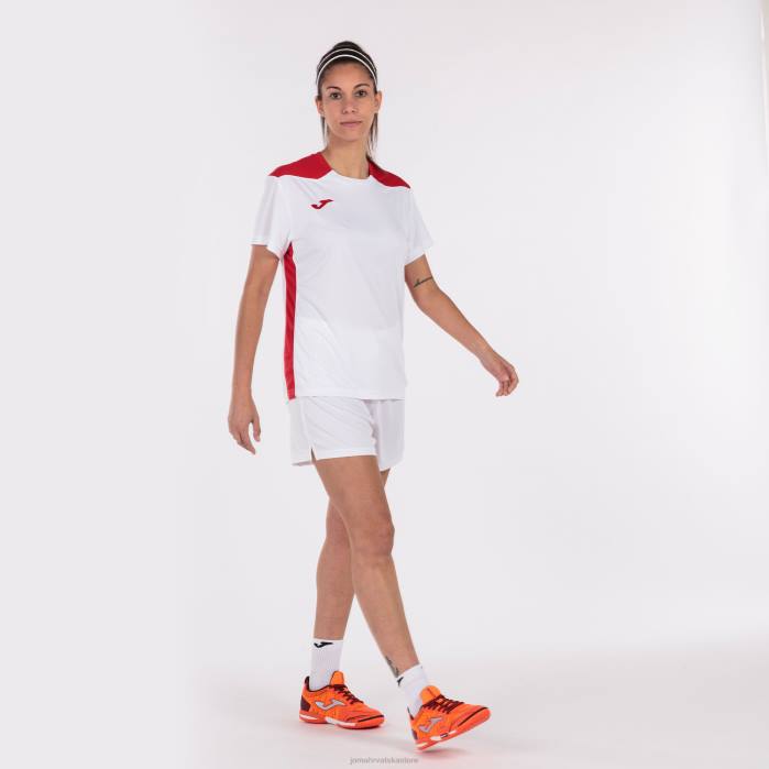 hr Joma majica kratkih rukava prvenstvo vi bijelo crveno 6FVN2660 žene