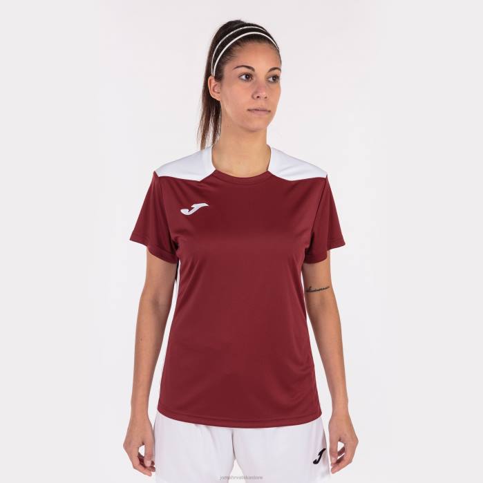 hr Joma majica kratkih rukava prvenstvo vi bordo bijela 6FVN2575 žene