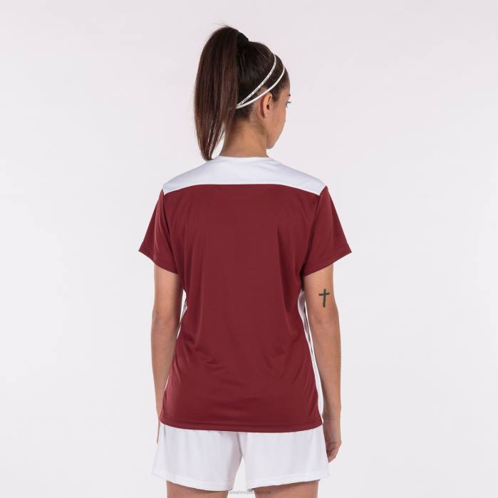 hr Joma majica kratkih rukava prvenstvo vi bordo bijela 6FVN2575 žene