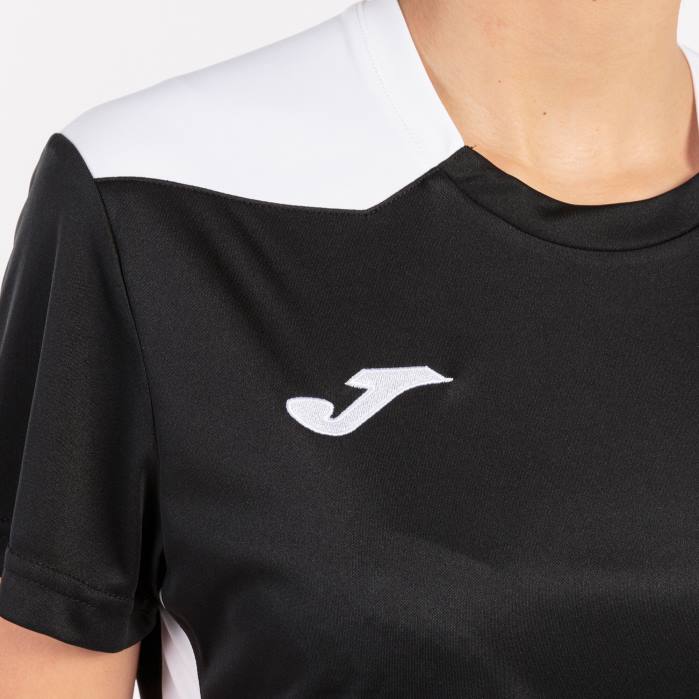 hr Joma majica kratkih rukava prvenstvo vi crno bijeli 6FVN2339 žene