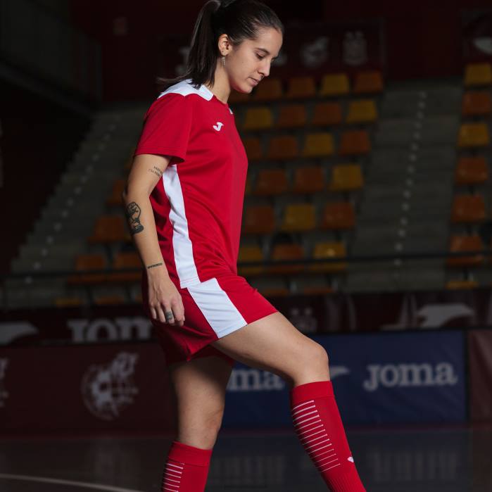 hr Joma majica kratkih rukava prvenstvo vi crveno bijelo 6FVN1898 žene