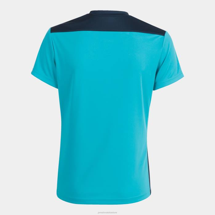 hr Joma majica kratkih rukava prvenstvo vi fluorescentno tirkizno tamnoplava 6FVN2659 žene