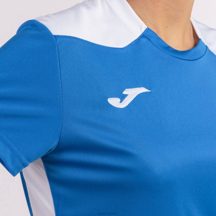hr Joma majica kratkih rukava prvenstvo vi kraljevsko plava bijela 6FVN2375 žene