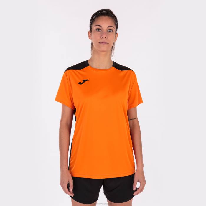 hr Joma majica kratkih rukava prvenstvo vi narančasta crna 6FVN2235 žene