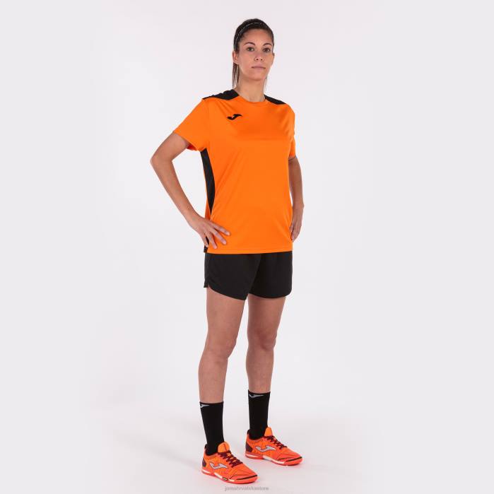 hr Joma majica kratkih rukava prvenstvo vi narančasta crna 6FVN2235 žene