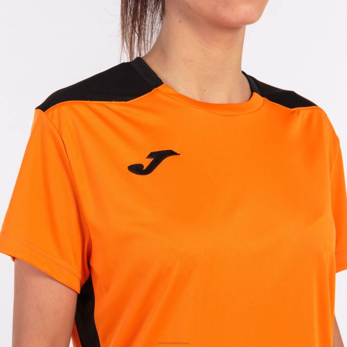 hr Joma majica kratkih rukava prvenstvo vi narančasta crna 6FVN2235 žene