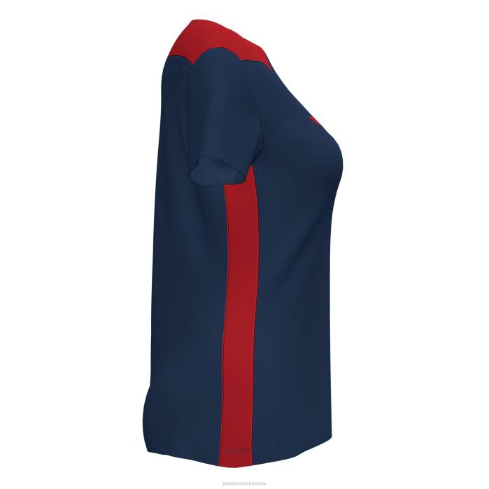 hr Joma majica kratkih rukava prvenstvo vi tamnoplava crvena 6FVN2472 žene