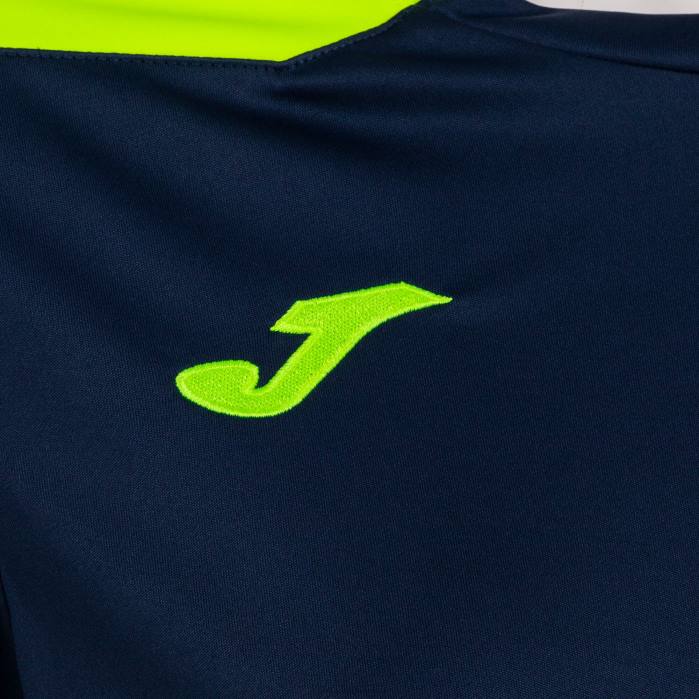 hr Joma majica kratkih rukava prvenstvo vi tamnoplava fluorescentno žuta 6FVN2662 žene