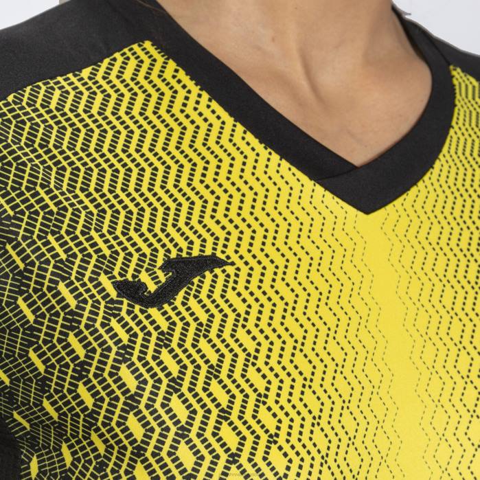hr Joma majica kratkih rukava supernova crno žuta 6FVN2561 žene