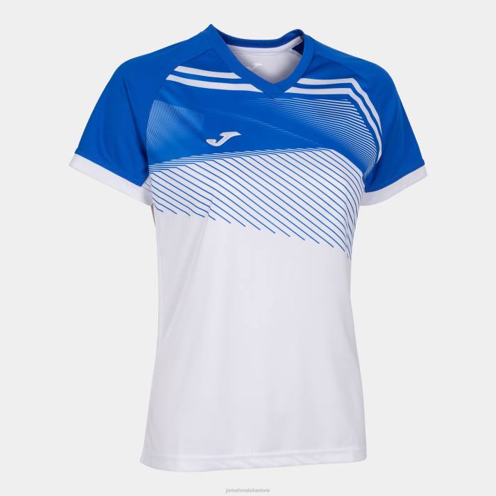 hr Joma majica kratkih rukava supernova ii bijela kraljevsko plava 6FVN3659 žene
