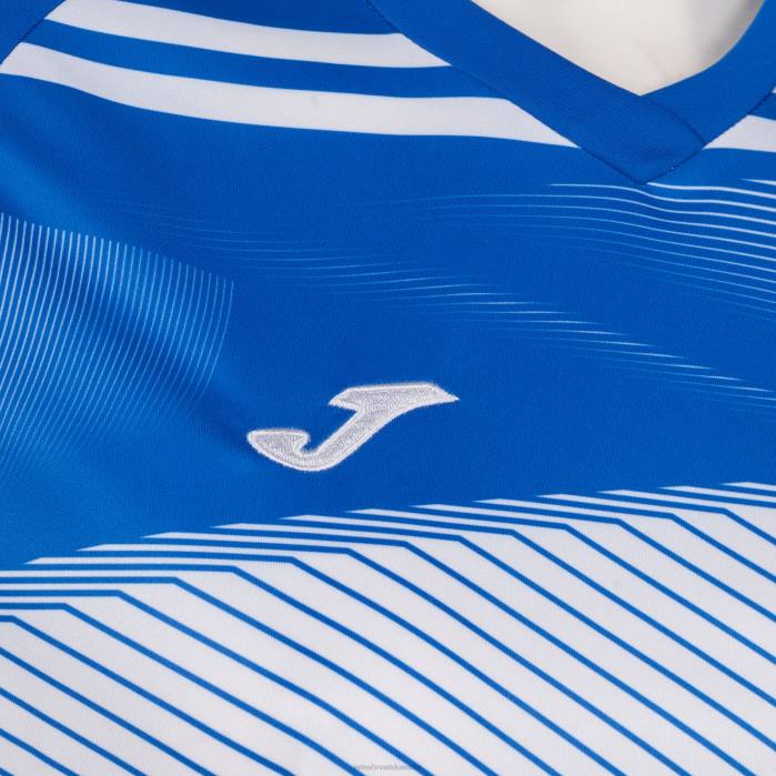 hr Joma majica kratkih rukava supernova ii bijela kraljevsko plava 6FVN3659 žene