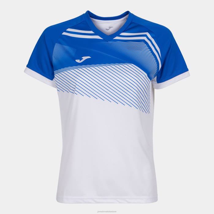 hr Joma majica kratkih rukava supernova ii bijela kraljevsko plava 6FVN3659 žene