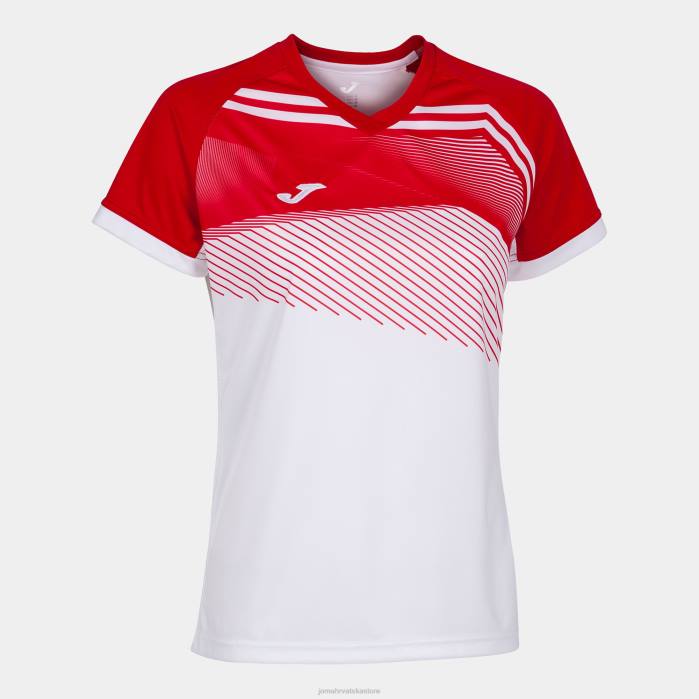 hr Joma majica kratkih rukava supernova ii bijelo crveno 6FVN2450 žene