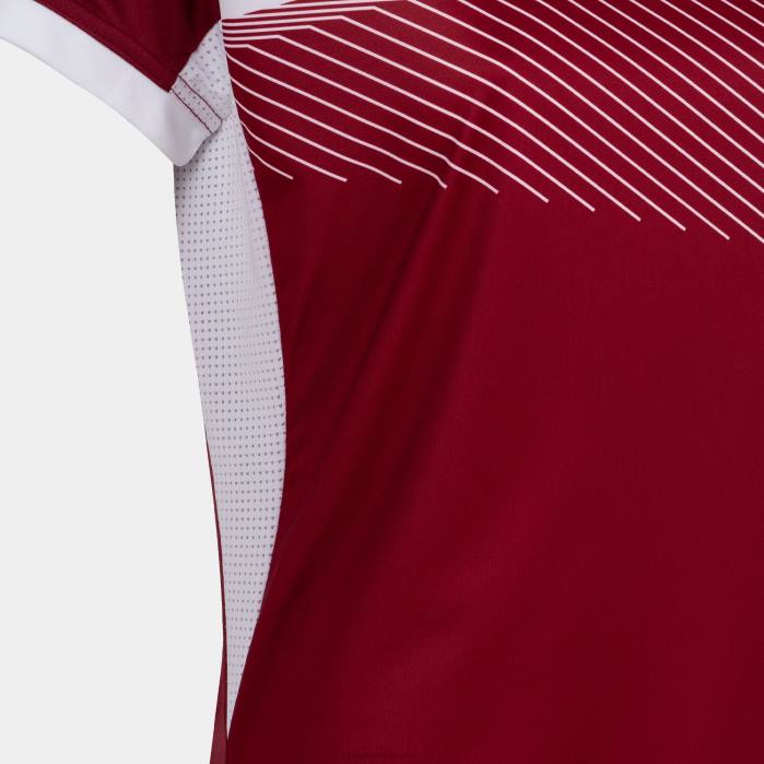 hr Joma majica kratkih rukava supernova ii bordo bijela 6FVN1677 žene