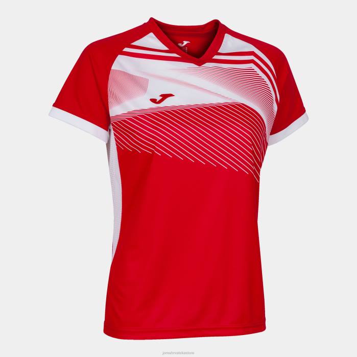 hr Joma majica kratkih rukava supernova ii crveno bijelo 6FVN2098 žene