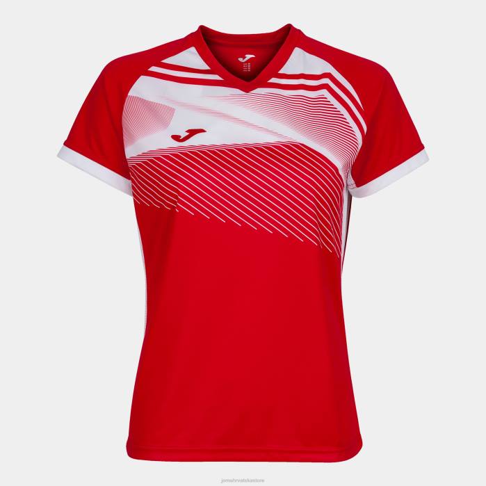 hr Joma majica kratkih rukava supernova ii crveno bijelo 6FVN2098 žene