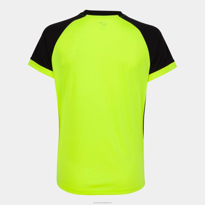 hr Joma majica kratkih rukava supernova ii fluorescentno žuto crna 6FVN1627 žene