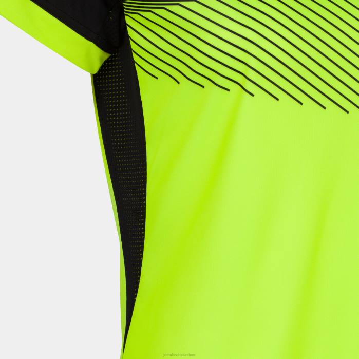 hr Joma majica kratkih rukava supernova ii fluorescentno žuto crna 6FVN1627 žene