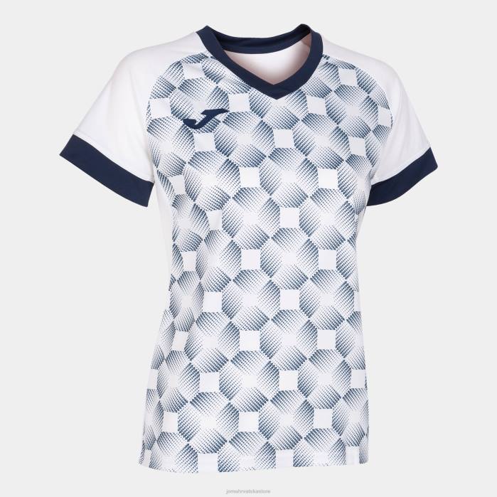 hr Joma majica kratkih rukava supernova iii bijela tamnoplava 6FVN2658 žene