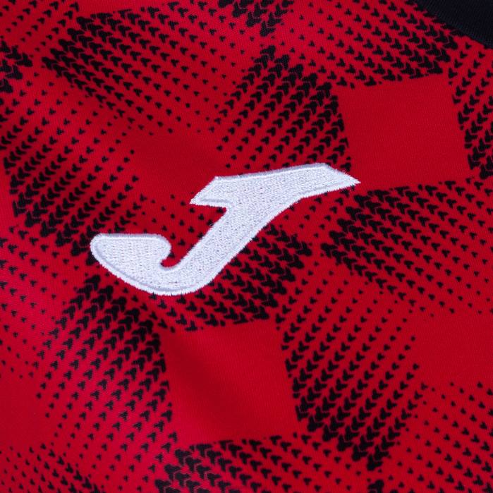 hr Joma majica kratkih rukava supernova iii crno crvena 6FVN1889 žene