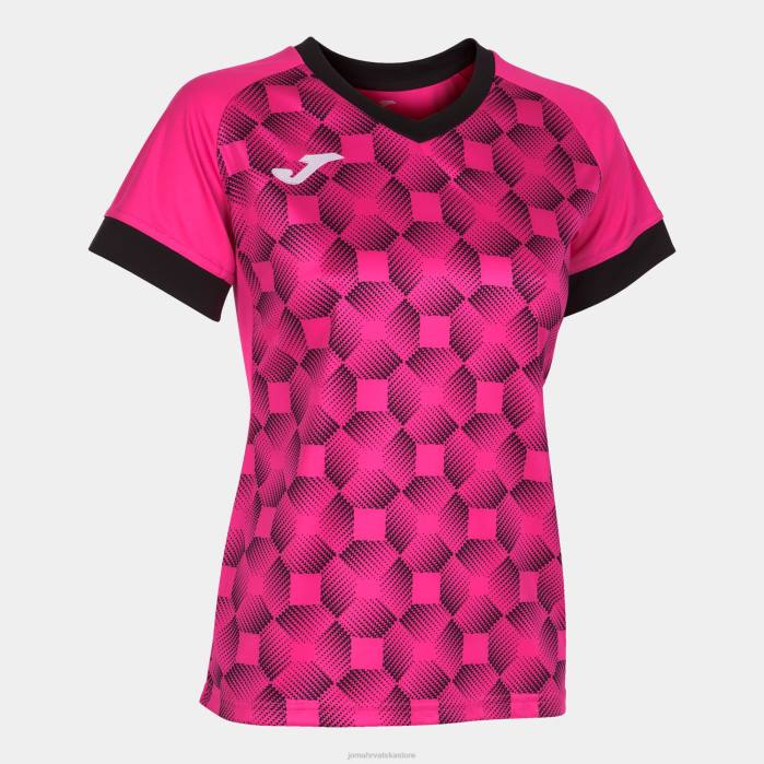 hr Joma majica kratkih rukava supernova iii fluorescentno ružičasto crna 6FVN2199 žene