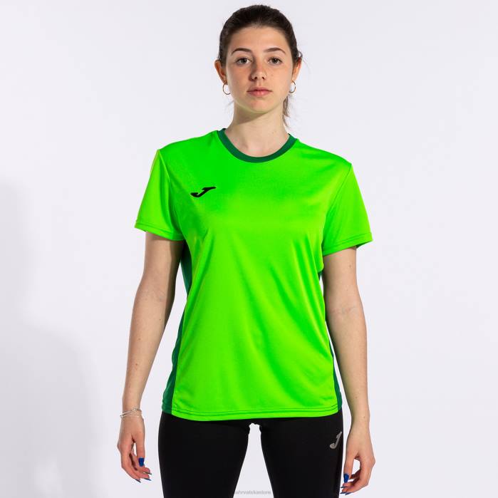 hr Joma pobjednik majice kratkih rukava ii fluorescentno zelena 6FVN1694 žene