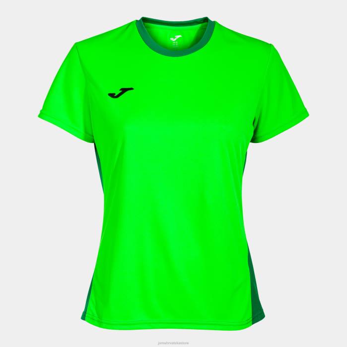 hr Joma pobjednik majice kratkih rukava ii fluorescentno zelena 6FVN1694 žene