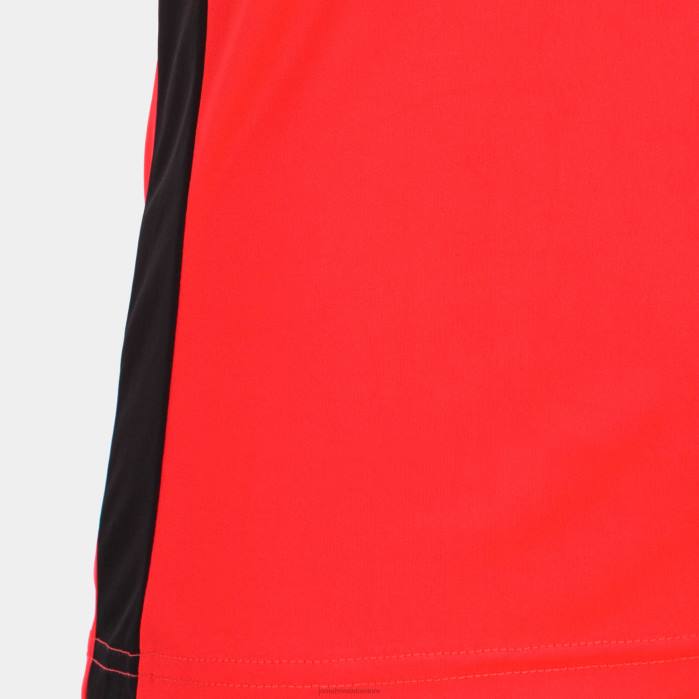 hr Joma rekord košulje kratkih rukava ii fluorescentna koraljna crna 6FVN2012 žene
