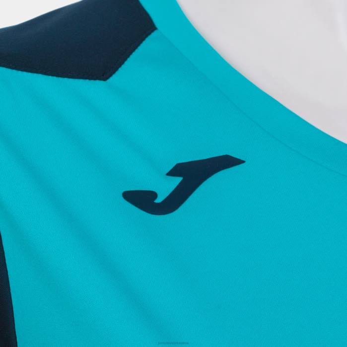 hr Joma rekord košulje kratkih rukava ii fluorescentno tirkizno tamnoplava 6FVN3640 žene