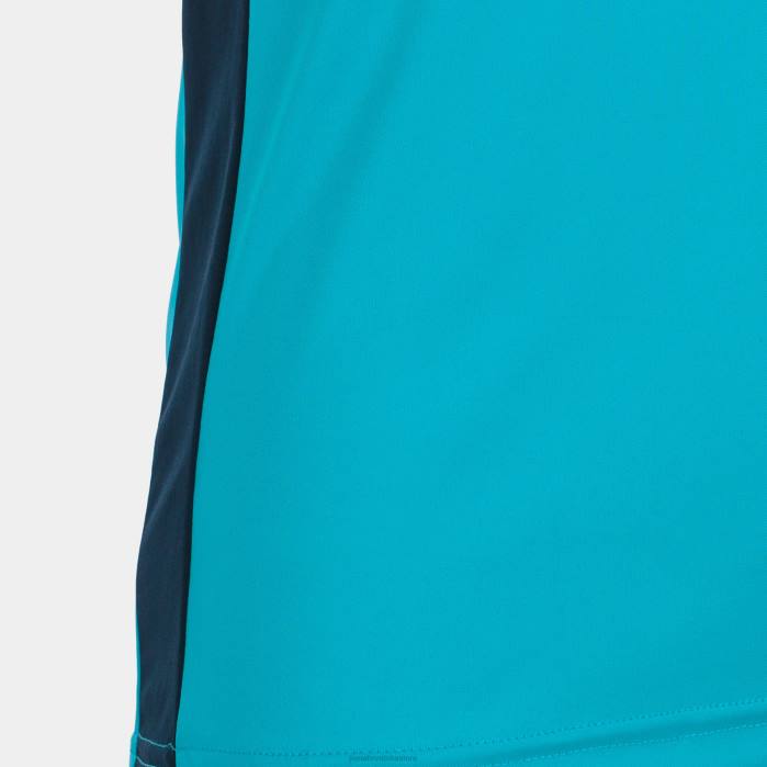 hr Joma rekord košulje kratkih rukava ii fluorescentno tirkizno tamnoplava 6FVN3640 žene
