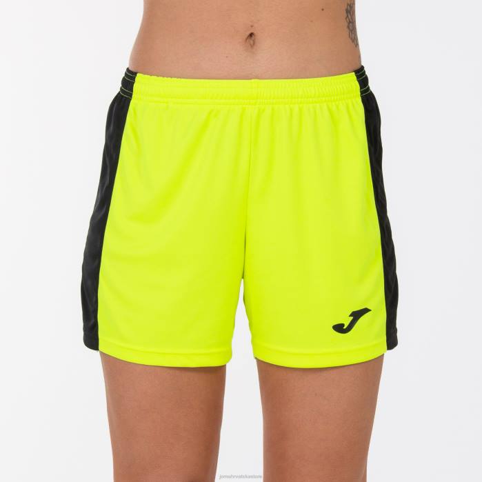 hr Joma kratke hlače maxi fluorescentno žuto crna 6FVN2364 žene