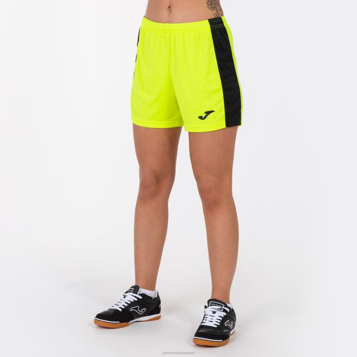 hr Joma kratke hlače maxi fluorescentno žuto crna 6FVN2364 žene