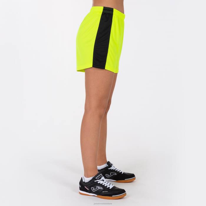 hr Joma kratke hlače maxi fluorescentno žuto crna 6FVN2364 žene