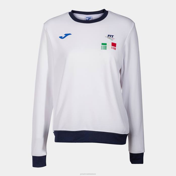 hr Joma majica Talijanski teniski savez bijela 6FVN2434 žene