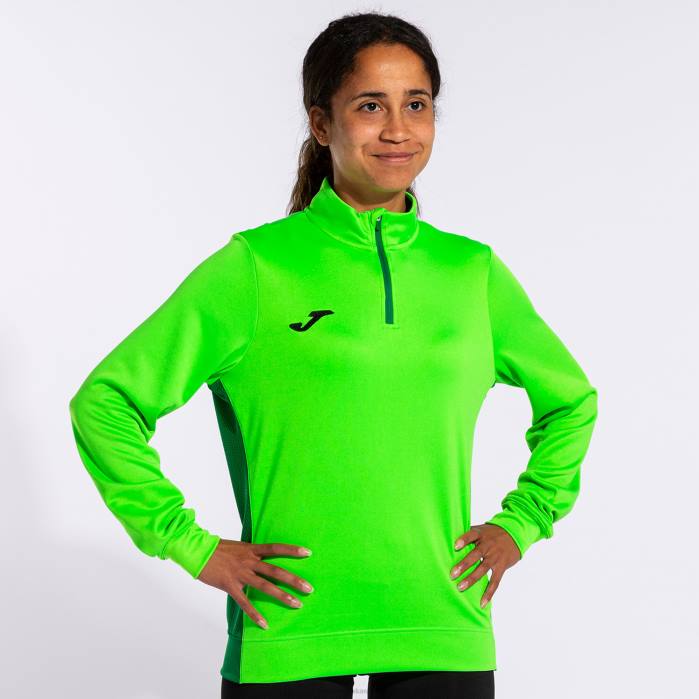 hr Joma pobjednik majice ii fluorescentno zelena 6FVN3816 žene